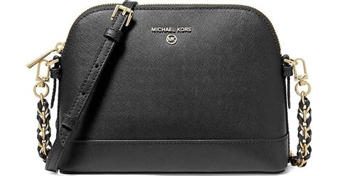 michael kors jet set charm crossbody black|jet set large crossbody bag.